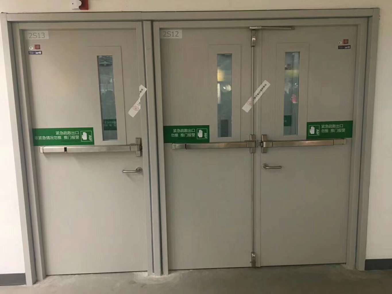 Steel fire - resistant doors