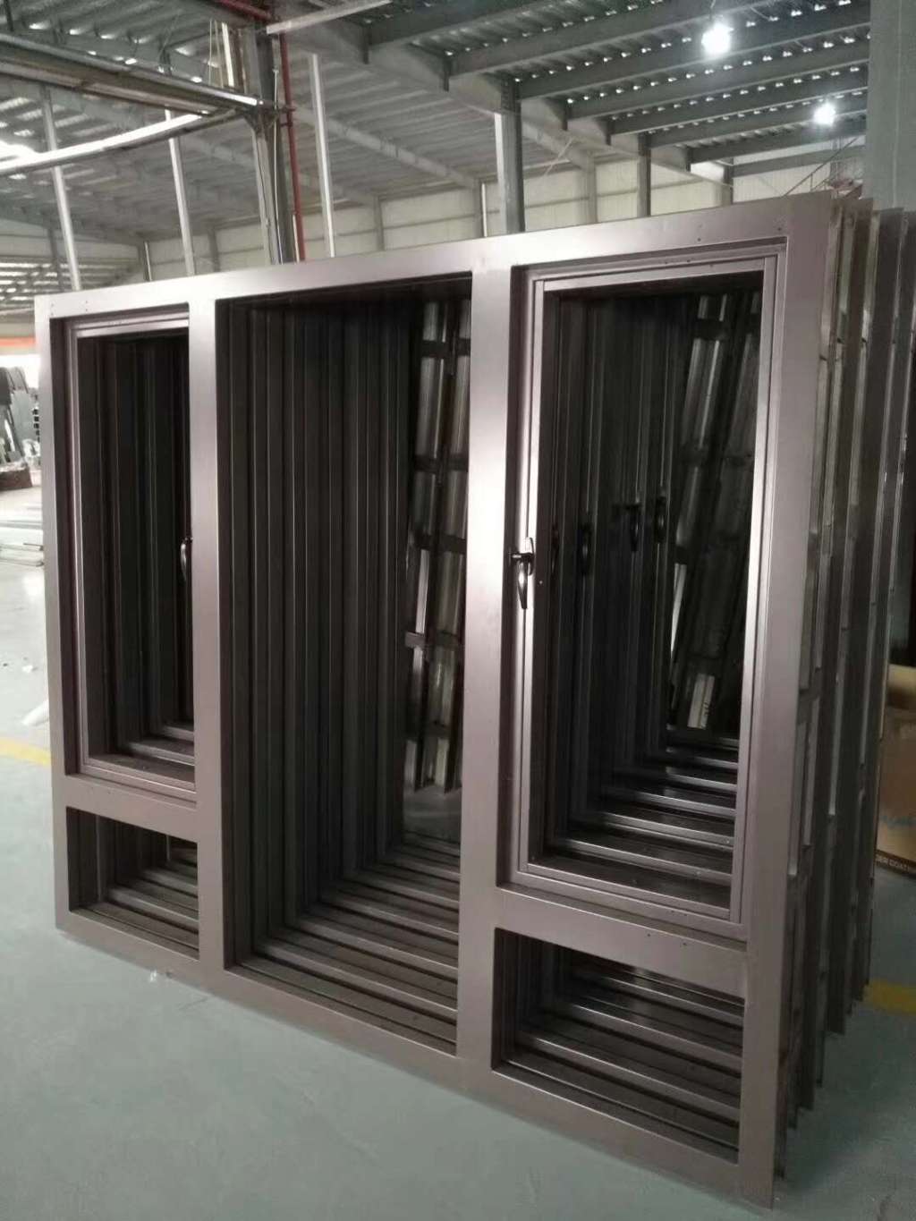 Steel fireproof windows